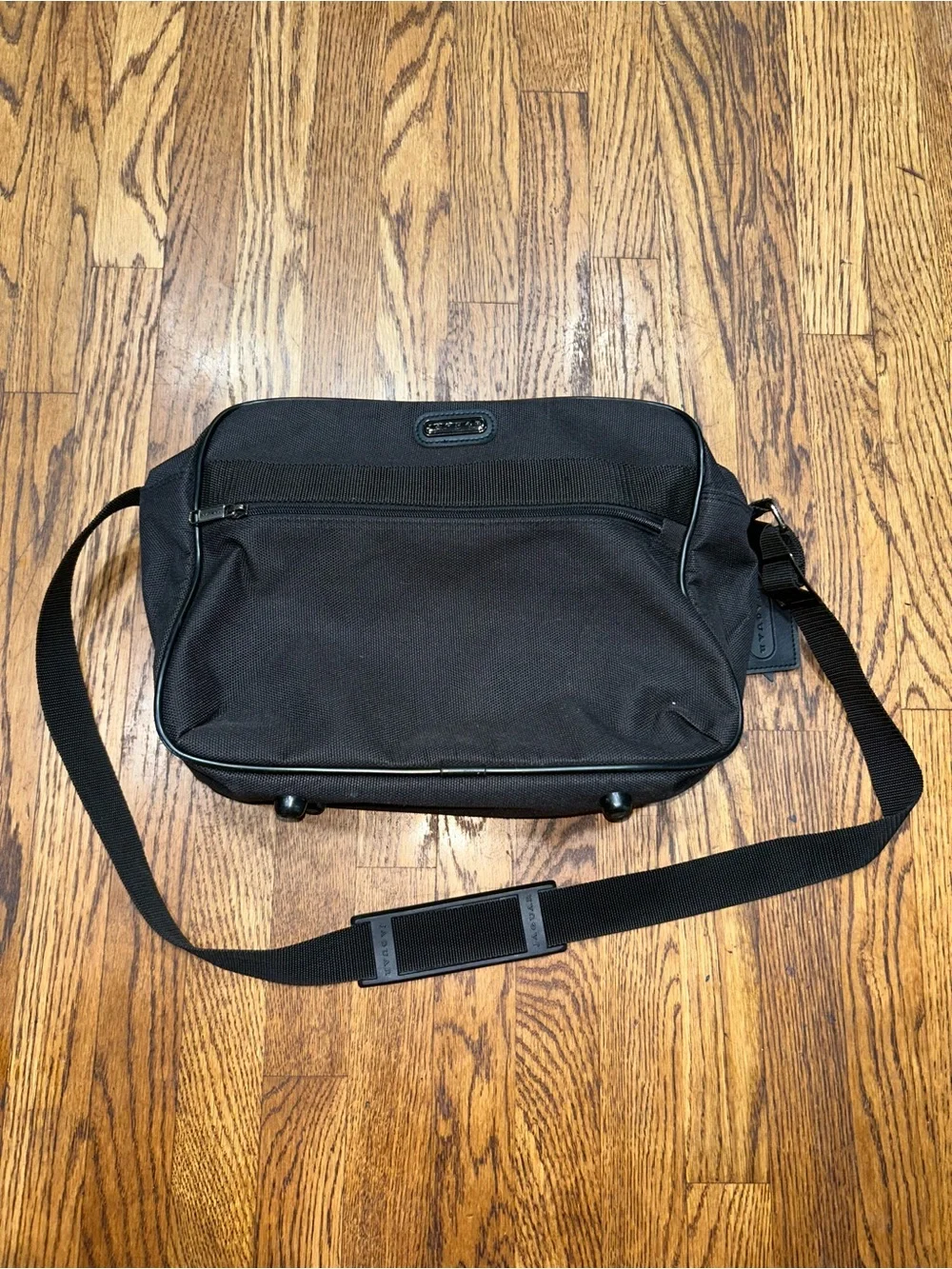 Jaguar Black Travel Tote - Men's Carry-On Shoulder Bag